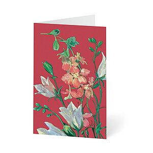 UNICEF Grusskarte Retroblumen