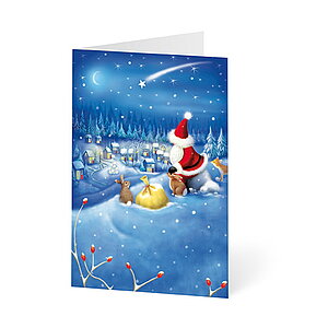 UNICEF Grusskarte Weihnachtsabend