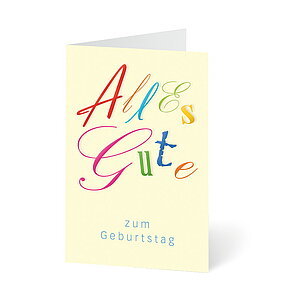 UNICEF Grusskarte Zum Geburtstag