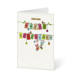 UNICEF Grusskarte Minikarten Merry Christmas!