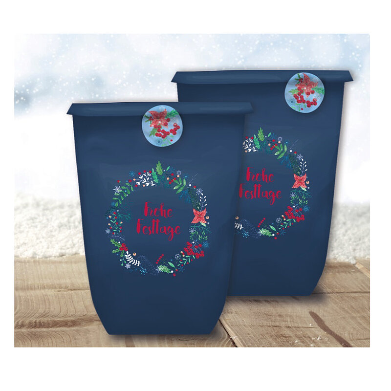 Weihnachtliche Geschenktüten im UNICEF Grußkartenshop Weihnachtliche Geschenktüten im UNICEF Grußkartenshop