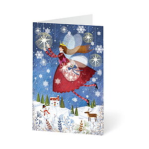 UNICEF Grusskarte Minikarten Weihnachtsboten