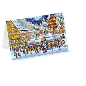 UNICEF Grusskarte Weihnachten in der Stadt